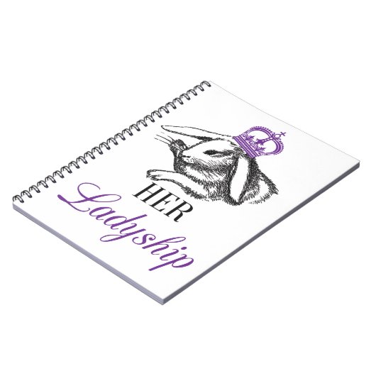 Haar Ladyship-laptop Notitieboek (Linkerzijde)