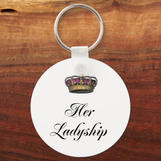 Haar Ladyship Sleutelhanger (Voorkant)