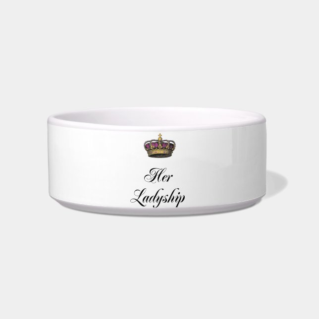 Haar Ladyship Voerbakje (Voorkant)