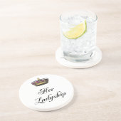 Haar Ladyship Zandsteen Onderzetter (Zijkant)