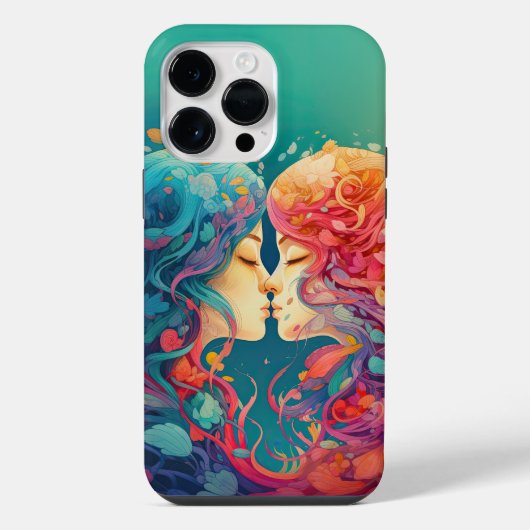 Haar liefde, haar manier iPhone hoesje (Achterkant)