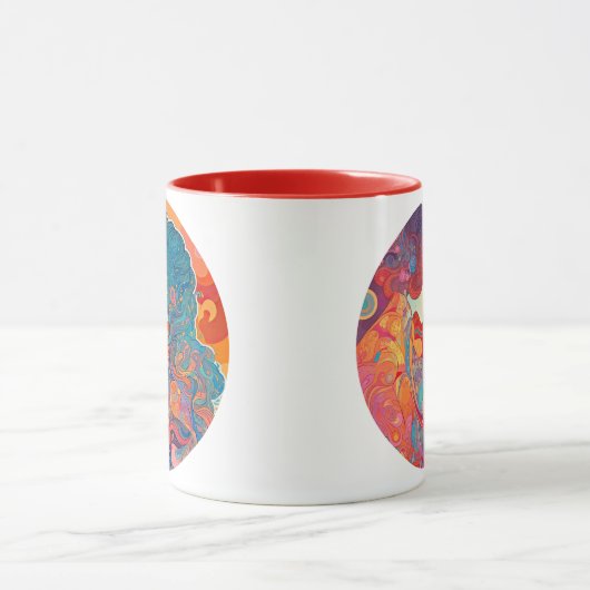 Haar liefde, haar manier mok (Midden)