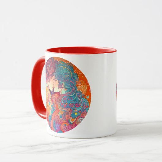 Haar liefde, haar manier mok (Voorkant links)