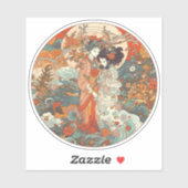 Haar liefde, haar manier sticker (Vel)