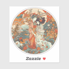 Haar liefde, haar manier sticker