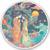 Haar liefde, haar manier sticker (Voorkant)