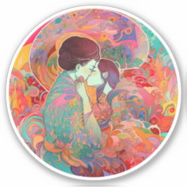 Haar liefde, haar manier sticker