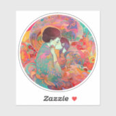 Haar liefde, haar manier sticker (Vel)