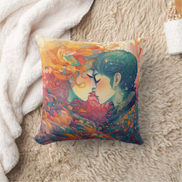 Haar liefde, haar manier | Stijl van lesbische kus Kussen