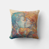 Haar liefde, haar manier | Stijl van lesbische kus Kussen (Voorkant)