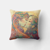 Haar liefde, haar manier | Stijl van lesbische kus Kussen (Achterkant)