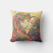 Haar liefde, haar manier | Stijl van lesbische kus Kussen (Voorkant)