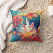 Haar liefde, haar manier | Stijl van lesbische kus Kussen (Deken)