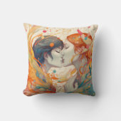 Haar liefde, haar manier | Stijl van lesbische kus Kussen (Voorkant)