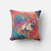 Haar liefde, haar manier | Stijl van lesbische kus Kussen (Voorkant)