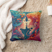 Haar liefde, haar manier | Stijl van lesbische kus Kussen (Deken)