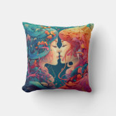 Haar liefde, haar manier | Stijl van lesbische kus Kussen (Voorkant)