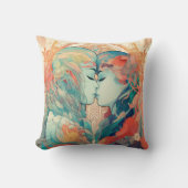 Haar liefde, haar manier | Stijl van lesbische kus Kussen (Voorkant)