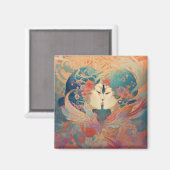 Haar liefde, haar manier | Stijl van lesbische kus Magneet (Voorkant / Achterkant)