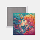 Haar liefde, haar manier | Stijl van lesbische kus Magneet (Voorkant / Achterkant)