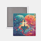 Haar liefde, haar manier | Stijl van lesbische kus Magneet (Voorkant / Achterkant)