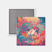 Haar liefde, haar manier | Stijl van lesbische kus Magneet (Voorkant / Achterkant)