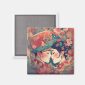 Haar liefde, haar manier | Stijl van lesbische kus Magneet (Voorkant / Achterkant)