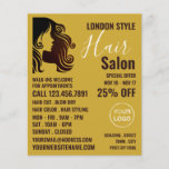Haar Logo, Haar Stylist, Hair Salon Advert Flyer<br><div class="desc">Haar Logo,  Haar Stylist,  Hair Salon Adverteren flyers door de Visitekaartje winkel.</div>