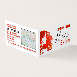 Haar Logo, Hair Stylist, Hair Salon Loyalty Card Visitekaartje