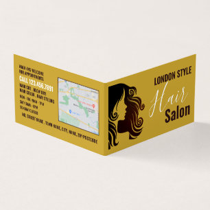 Haar Logo, Hair Stylist, Hair Salon Loyalty Card Visitekaartje