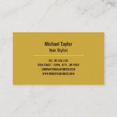 Haar Logo, Hair Stylist, Hair Salon Visitekaartje (Achterkant)