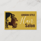Haar Logo, Hair Stylist, Hair Salon Visitekaartje (Voorkant)
