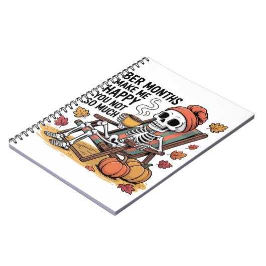 Haar maanden maken me blij dat je niet zo veel Ker Notitieboek (Linkerzijde)