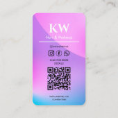 Haar & Make-up – Aangepast Visitekaartje (Achterkant)