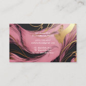 Haar Make Up Artist Beauty Visitekaartje (Achterkant)