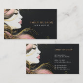 Haar Make Up Artist Beauty Visitekaartje (Voorkant / Achterkant)