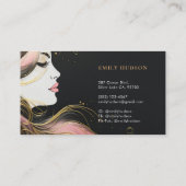 Haar Make Up Artist Beauty Visitekaartje (Achterkant)