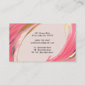 Haar Make Up Artist Beauty Visitekaartje (Achterkant)