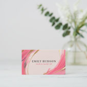 Haar Make Up Artist Beauty Visitekaartje (Staand voorkant)