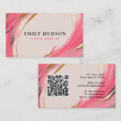 Haar Make Up Artist Beauty Visitekaartje (Voorkant / Achterkant)