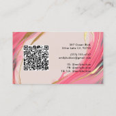 Haar Make Up Artist Beauty Visitekaartje (Achterkant)