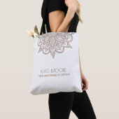 Haar make-up artist Mandala Lace Tote Bag (Dichtbij)