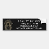 Haar Make-up Nails Salon Celestial Tarot Marketing Bumpersticker (Voorkant)