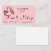 Haar & Make-up stylist Visitekaartje (Voorkant / Achterkant)