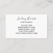 Haar & Makeup Eucalyptus Visitekaartje (Achterkant)