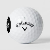 HAAR ME MET JE BESTE SHOT-FUNNY GOLF BALLS GOLFBALLEN (Logo)