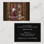 Haar met een Visitekaartje van Candle Fantasy (Voorkant / Achterkant)