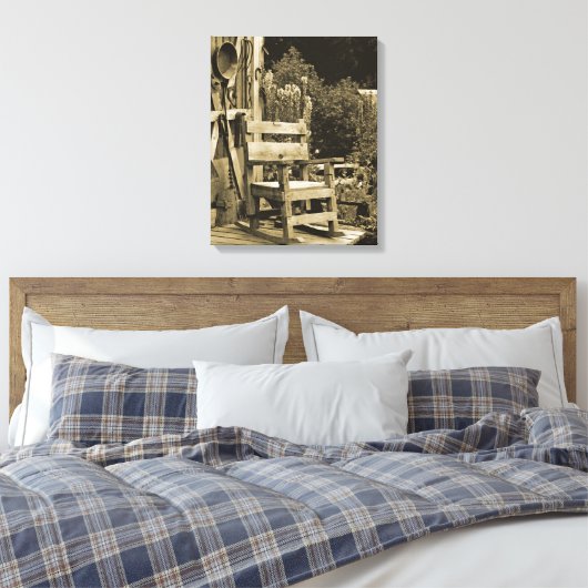 Haar missen canvas afdruk (Insitu (Slaapkamer))