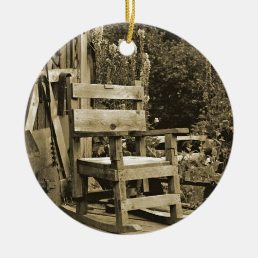 Haar missen keramisch ornament (Voorkant)