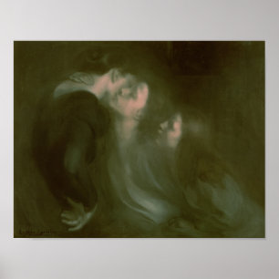 Haar moeders kus uit de jaren 1890 poster